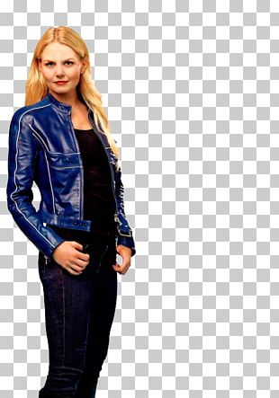 Jennifer Morrison Emma Swan Once Upon A Time Leather Jacket PNG