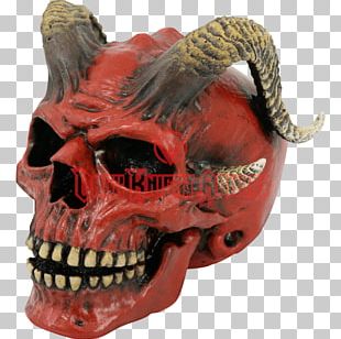 Skull Calavera Bone Horn Demon PNG