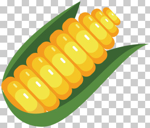 Corn On The Cob - Corn On The Cob With Green Leaves PNG