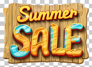 Summer Sale - Colorful Summer Sale Sign PNG
