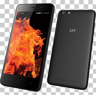 LYF Jio 4G Dual SIM Smartphone PNG