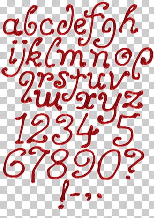 Calligraphy Tinsel Christmas Lights Font PNG