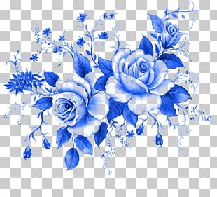 Blue Rose Flower PNG