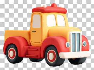 Big Truck Car - Colorful Toy Truck PNG