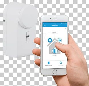 Smart Lock Door Wireless Thermostat Head Electronical Eqiva CC-R Home Automation Kits PNG