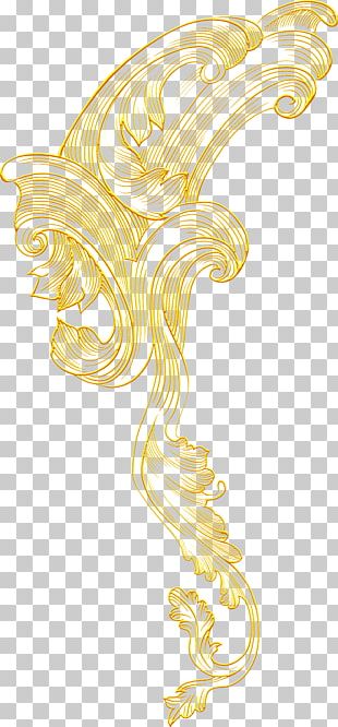 Cartoon Line Legendary Creature Font PNG