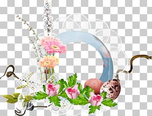 Easter Floral Design PNG