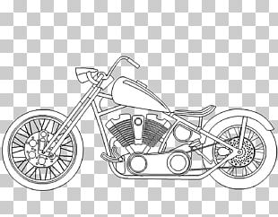 Motorcycle Harley-Davidson Drawing PNG, Clipart, Automotive Design ...