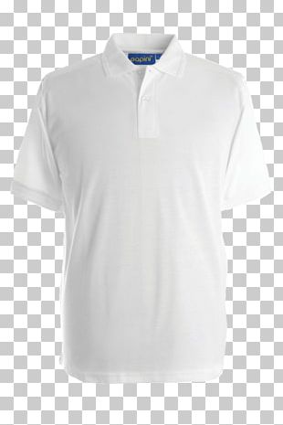 plain white polo shirt png