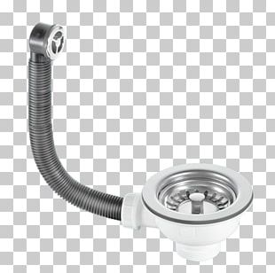 Sink Sieve Waste Stainless Steel Plug PNG