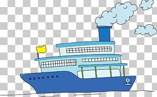 Cruise Ship Drawing PNG