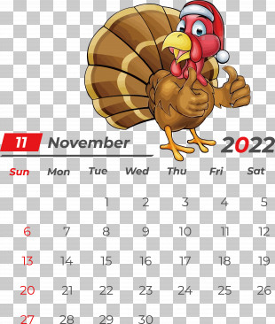 november turkey clipart