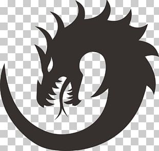 Dragon Symbol PNG, Clipart, Art, Artwork, Bearded Dragons, Black And ...