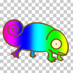 rainbow lizard clip art