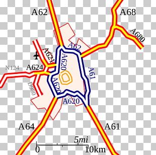 Autoroutes Of France A20 Autoroute Controlled-access Highway Road Map ...