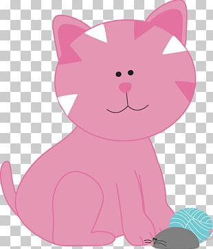Pink Cat Kitten Bead GIF PNG, Clipart, Animals, Animated Film, Area ...