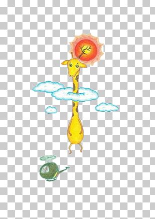 Northern Giraffe Yellow Cartoon PNG, Clipart, Animals, Balloon Cartoon