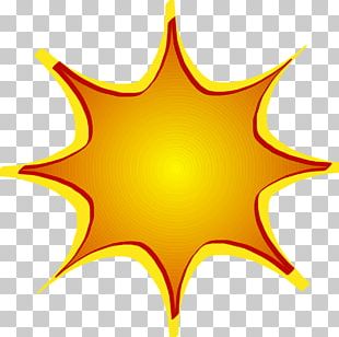 Starburst Orange PNG