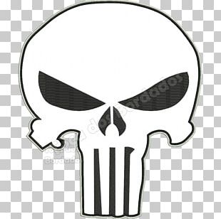 Punisher Stencil Skull PNG, Clipart, Airbrush, Art, Black And White ...