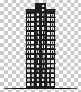 Building Silhouette - Silhouette Of A Skyscraper PNG