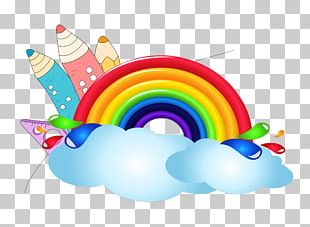 Rainbow Cartoon Png Clipart Angle Blue Cartoon Rainbow Circle Color Free Png Download