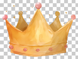 Golden Crown - Golden Crown With Jewels PNG