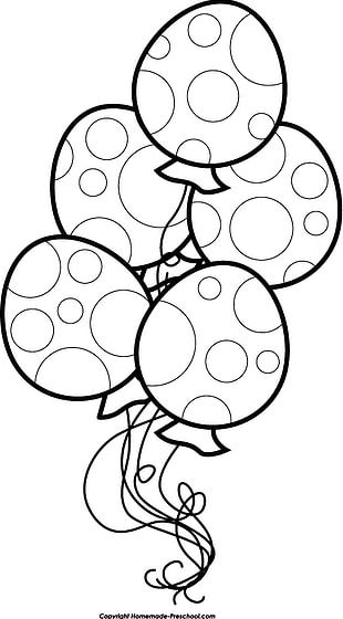 Black And White Birthday Clipart PNG Images, Black And White Birthday ...