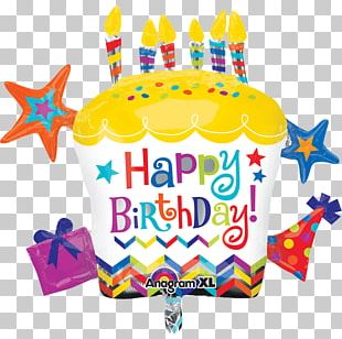 Balloon Cupcake Birthday Cake Party PNG