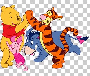 Winnie The Pooh Piglet Eeyore Tigger Roo PNG, Clipart, Art, Cartoon ...