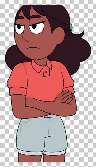 Connie Maheswaran - Stubborn Cartoon Teen Girl PNG