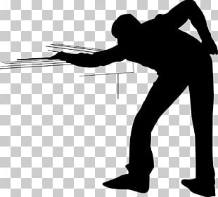 Silhouette Billiards PNG