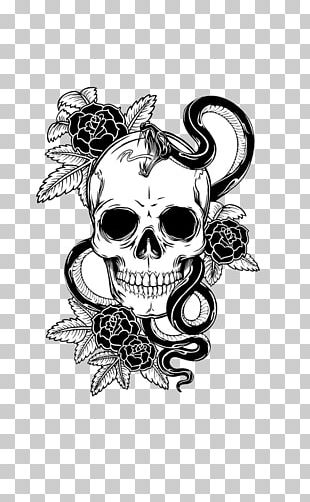 Calavera Skull Tattoo Drawing PNG, Clipart, Art, Black And White, Bone ...