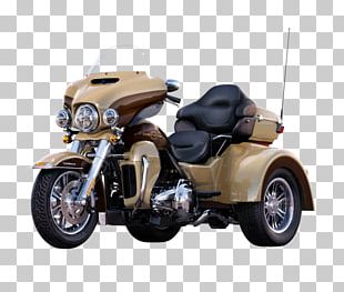 Harley-Davidson Tri Glide Ultra Classic Motorcycle Car Motorized Tricycle PNG