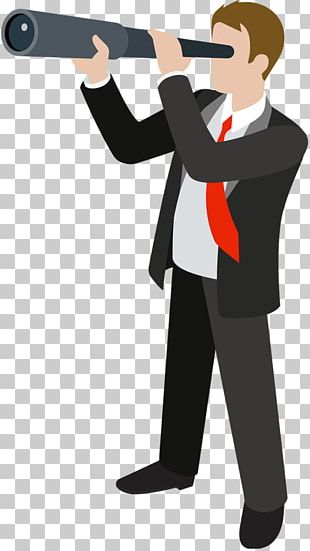 Man With Telescope Small Telescope PNG