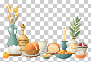 Cozy Brunch Table Spread PNG