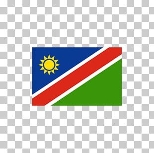 Flag Of Namibia Stock Photography PNG