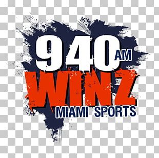 Miami Dolphins WINZ Internet Radio Logo PNG