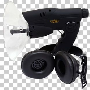 Uzi Covert Listening Device Electronics Parabolic Microphone Sound PNG