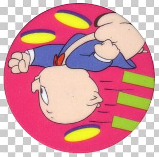 Porky Pig Looney Tunes Milk Caps Tazos Cartoon PNG