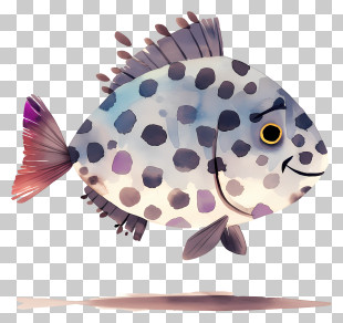 Leopard Fish - Spotted Fish Illustration PNG