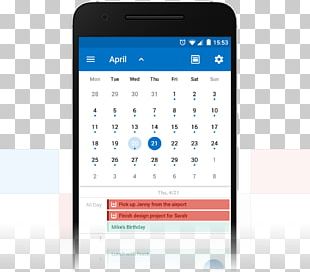 Android Calendar Wunderlist Microsoft Outlook PNG