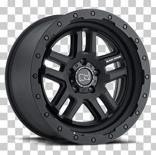 Black Rhinoceros Rim Wheel Car PNG