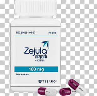 Niraparib Tesaro Zejula PARP Inhibitor Ovarian Cancer PNG, Clipart ...