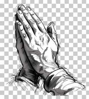 Tattoo Machine Praying Hands Flash Drawing PNG