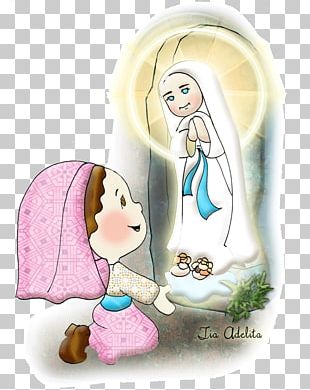 our lady of lourdes clipart