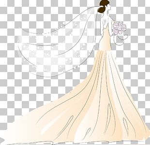 The Bride Wore A Wedding Dress PNG, Clipart, Bouquet, Bride, Bride ...