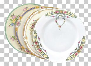 Plate Platter Saucer Porcelain Tableware PNG