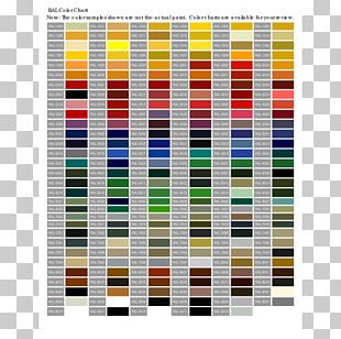 Axalta Color Chart