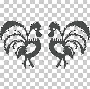 Rooster Åowicz Vytynanky Chicken Folk Art PNG