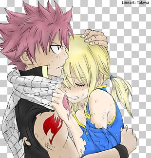 Anime Fairy Tail Natsu Dragneel Y Erza Scarlet Hug Luz Noctu